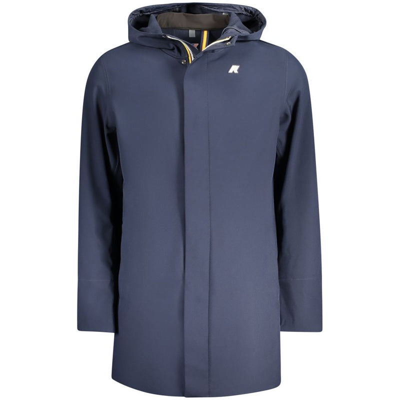 K-WAY Blue Polyester Men's Jacket