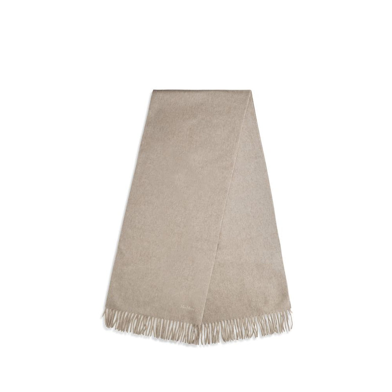 Max Mara Beige Cashmere Scarf