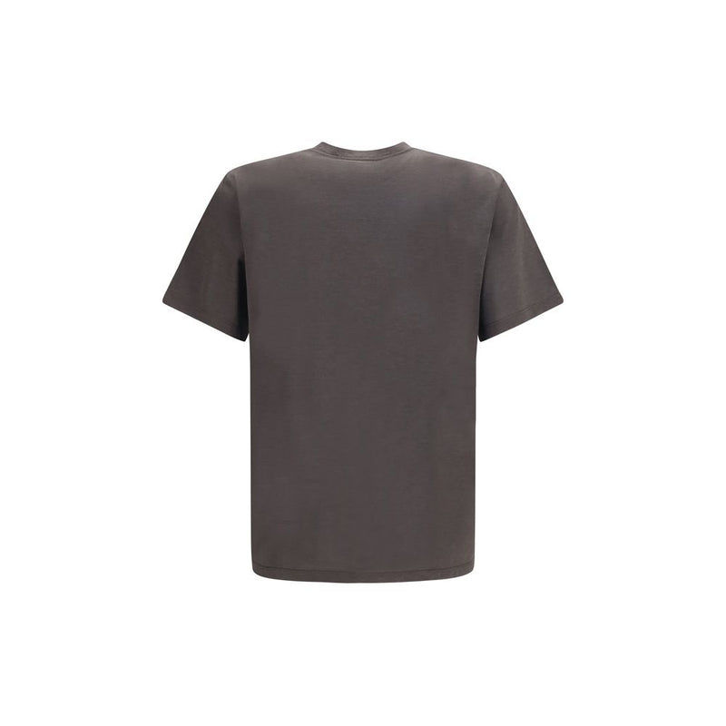 Saint Laurent Brown Silk T-Shirt