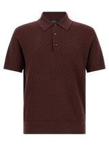 Brioni Purple Cotton Polo Shirt