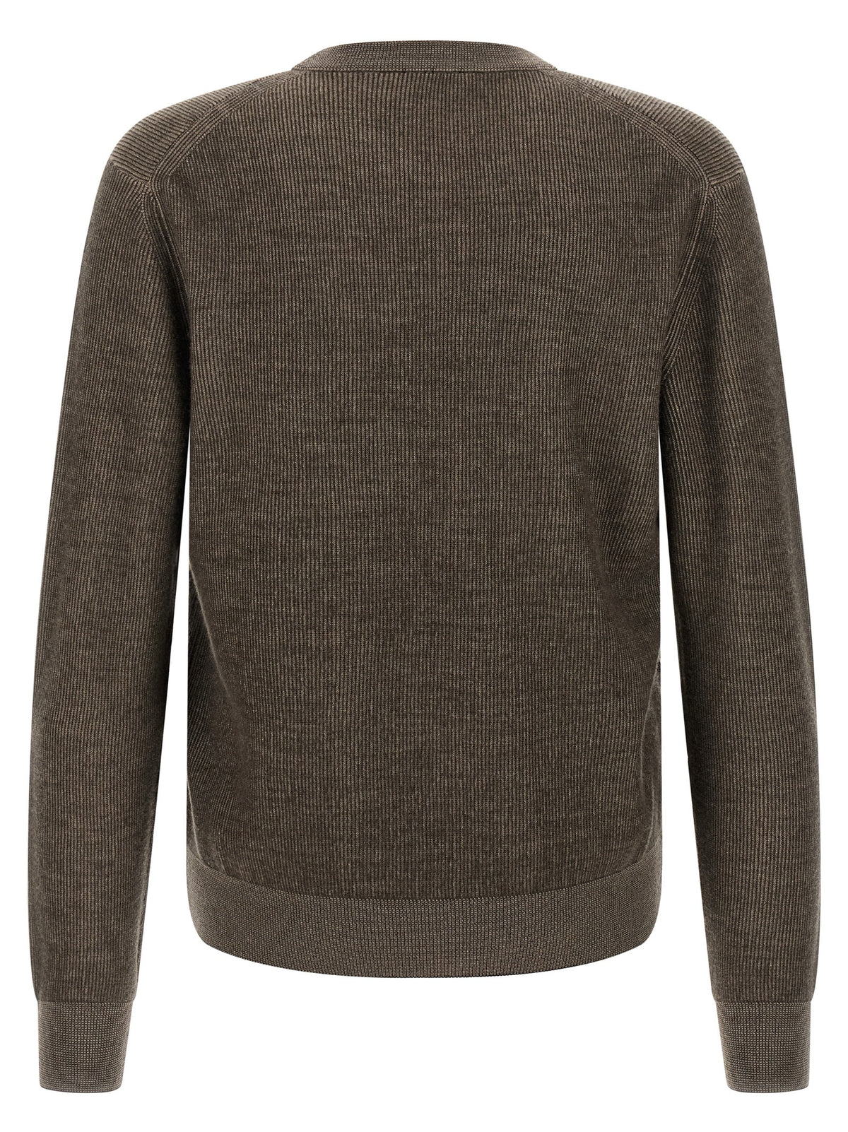 Brioni Brown Cashmere Cardigan