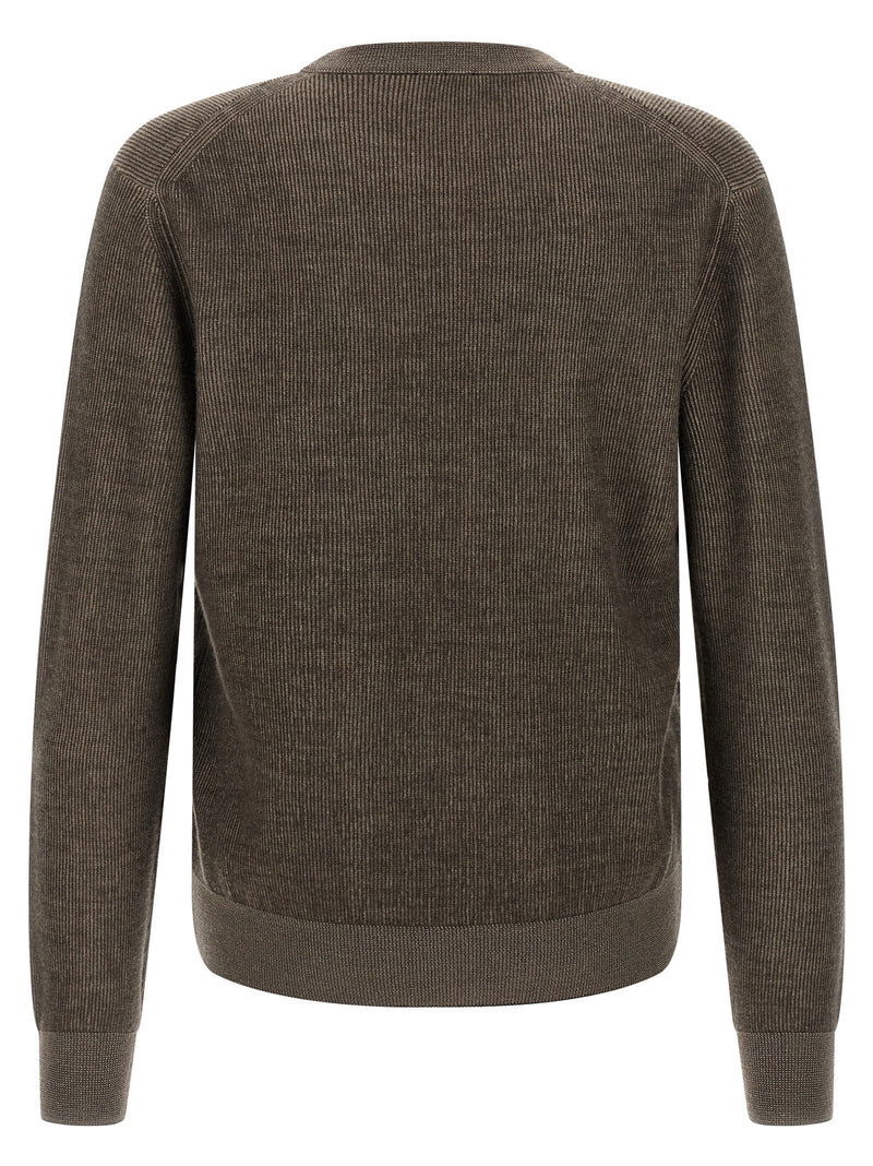 Cardigan Brioni en cachemire marron