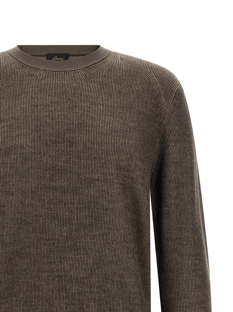 Cardigan Brioni en cachemire marron