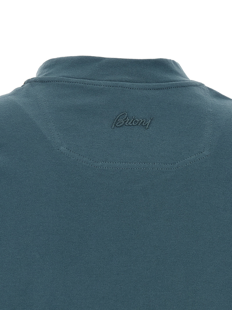 T-shirt Brioni en coton bleu