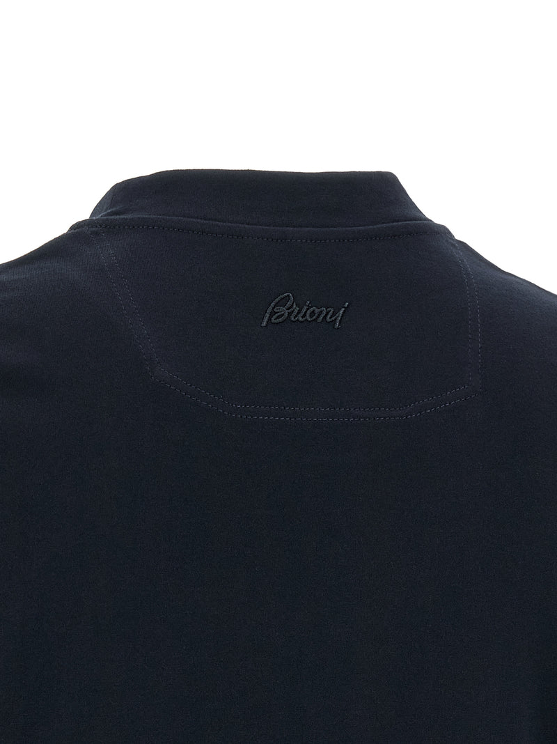 T-shirt Brioni en coton bleu