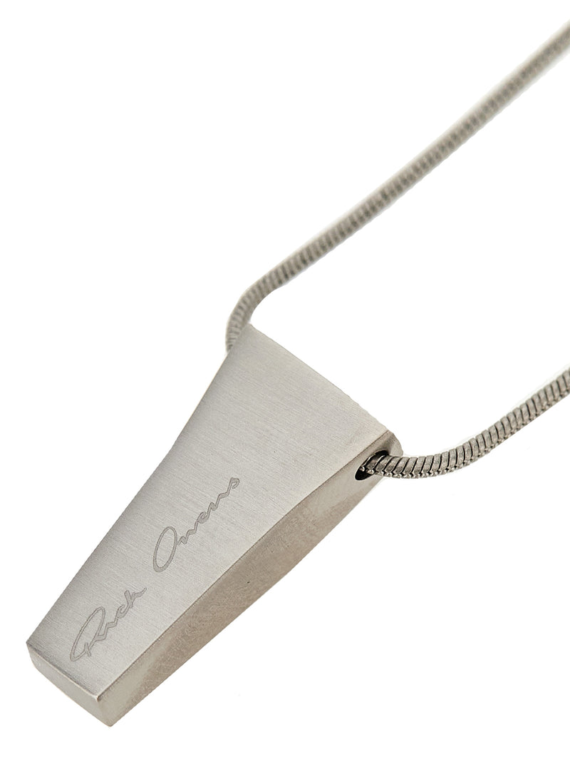 Rick Owens Silver Brass Necklace