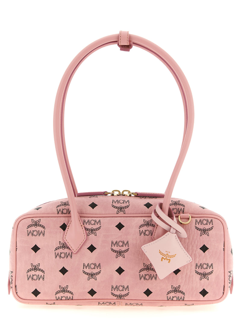 Sac à bandoulière MCM en polyéthylène multicolore