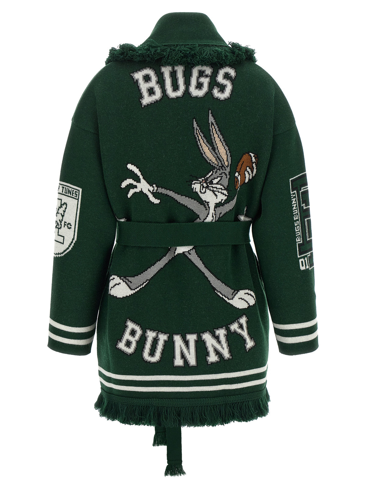 Alanui Bicolor Virgin Wool Cardigan