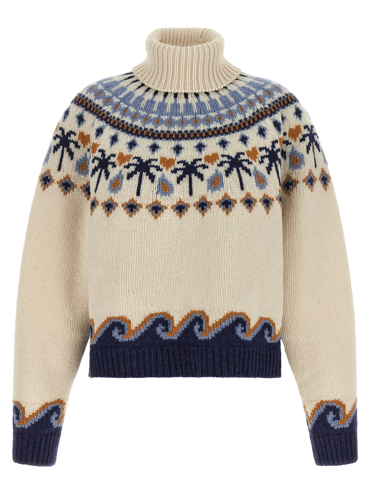 Alanui Multicolor Virgin Wool Cardigan