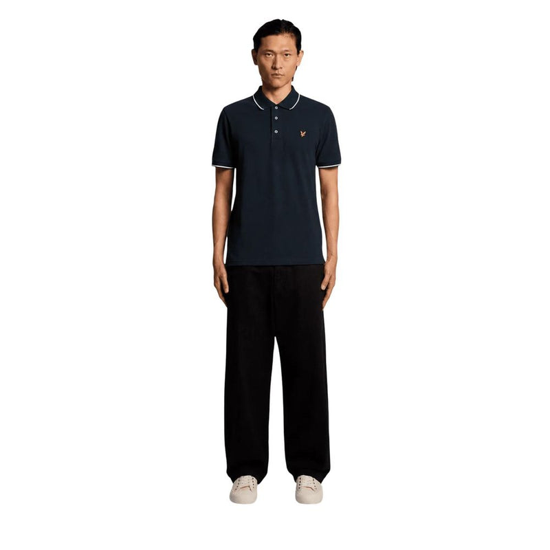 Lyle & Scott Blue Cotton Polo Shirt - Stylish Comfort for Men