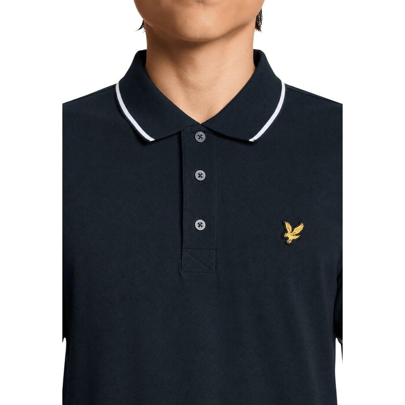 Lyle & Scott Blue Cotton Polo Shirt - Stylish Comfort for Men