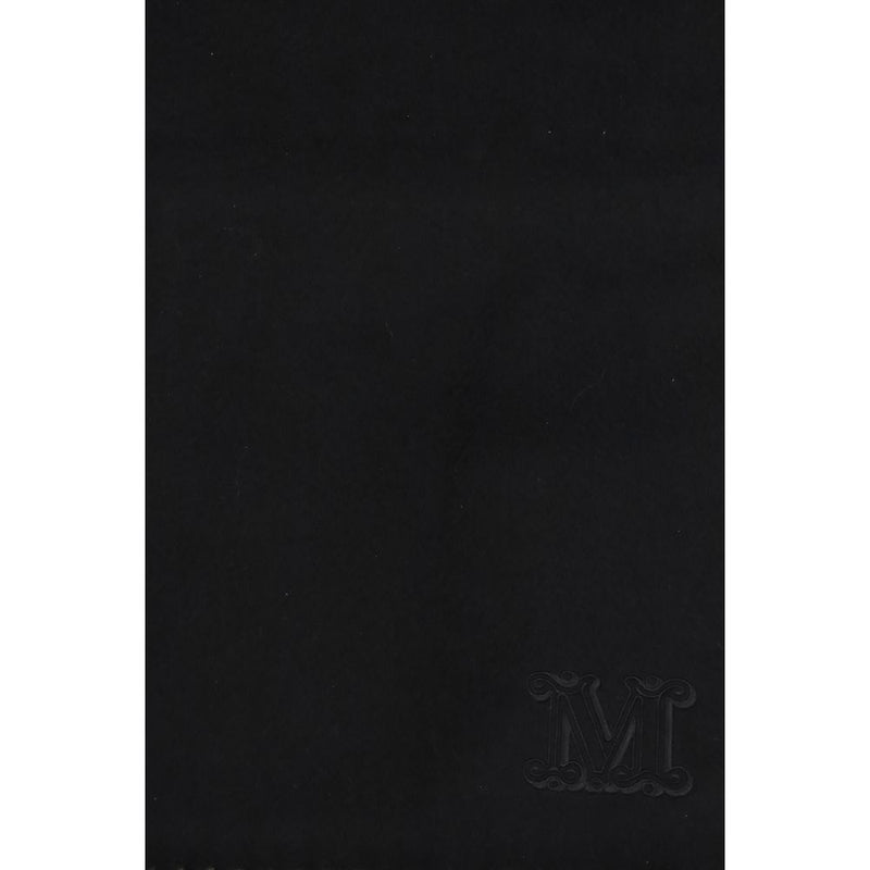 Max Mara Black Cashmere Scarf