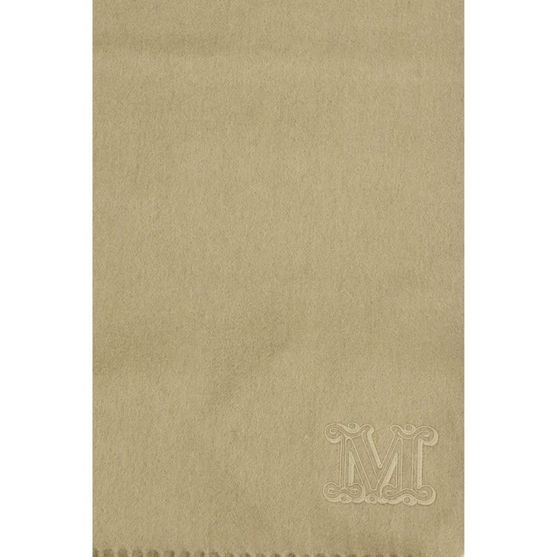 Max Mara Beige Cashmere Scarf