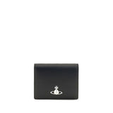 Vivienne Westwood Black Calf Leather Bos Taurus Wallet