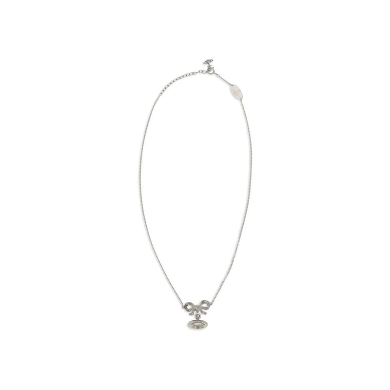 Vivienne Westwood Octavie Silver Necklace with Synthetic Pearls
