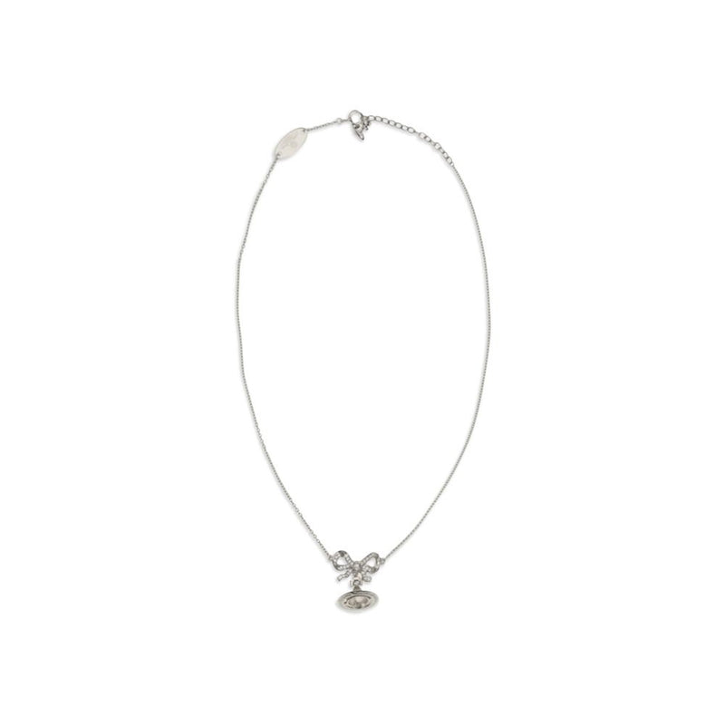 Vivienne Westwood Octavie Silver Necklace with Synthetic Pearls