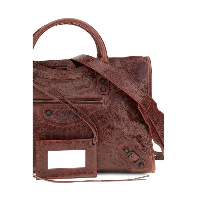 Sac à main Balenciaga Bordeaux Agneau Ovis Aries Aries
