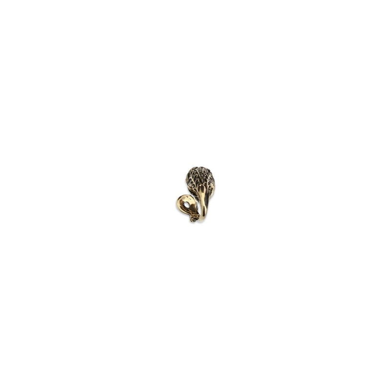 Valentino Garavani Gold Metal Ring with Lion Head Design