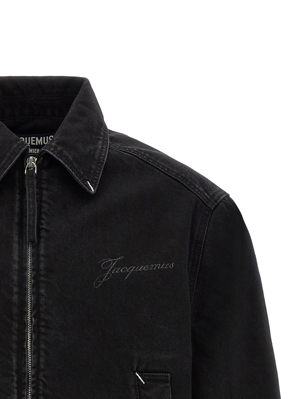 Jacquemus Black Cotton Denim Jacket