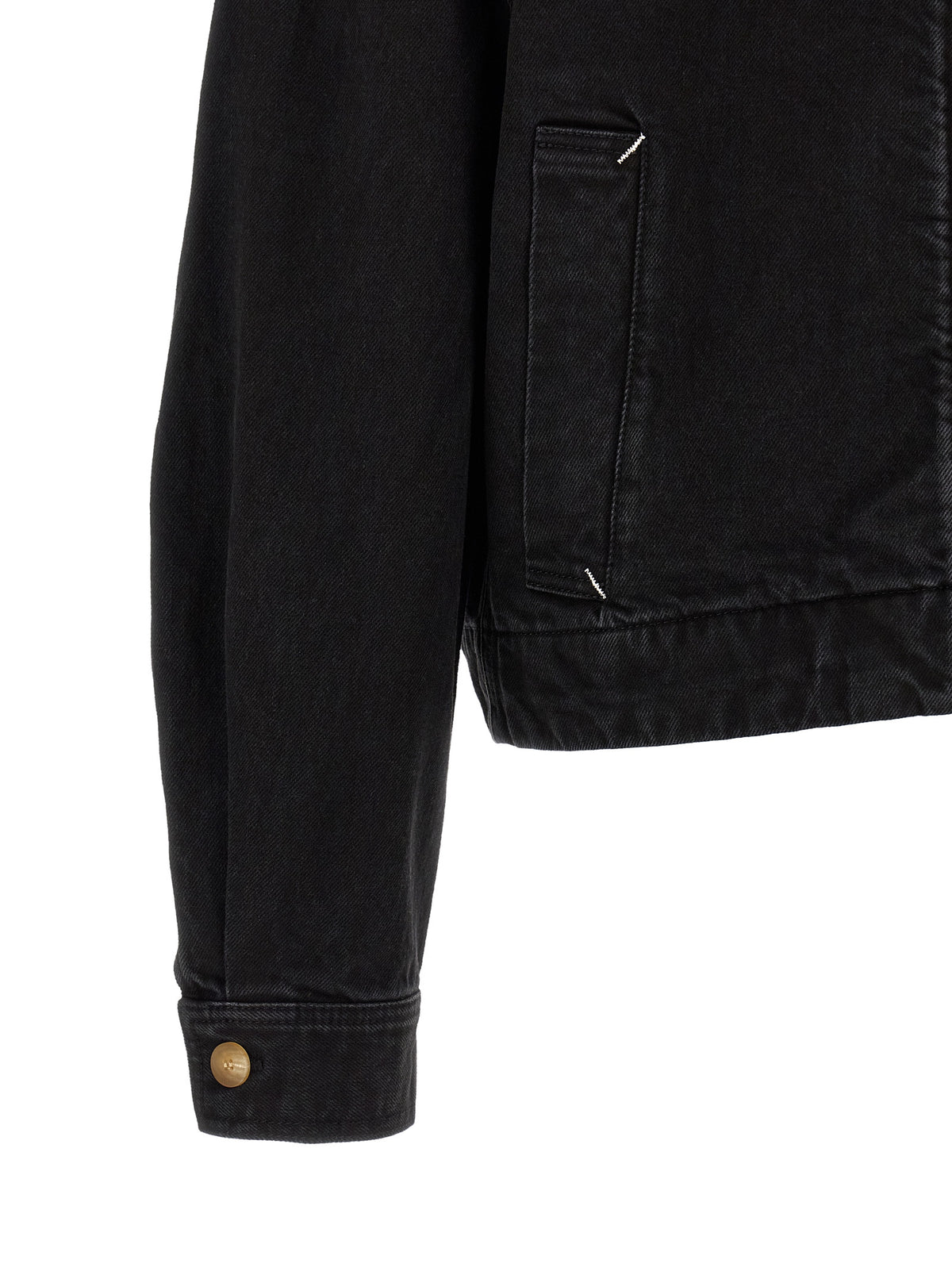 Jacquemus Black Cotton Denim Jacket