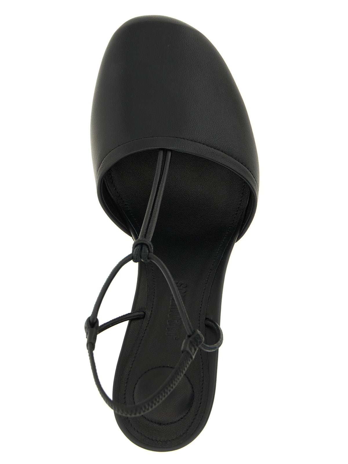 Jacquemus Black Lamb Leather High Heel Pumps