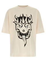Y-3 White Cotton T-Shirt