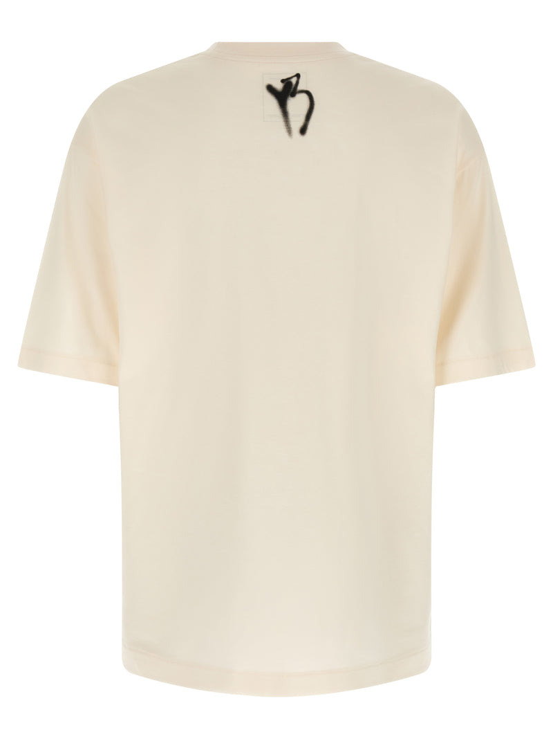 Y-3 White Cotton T-Shirt