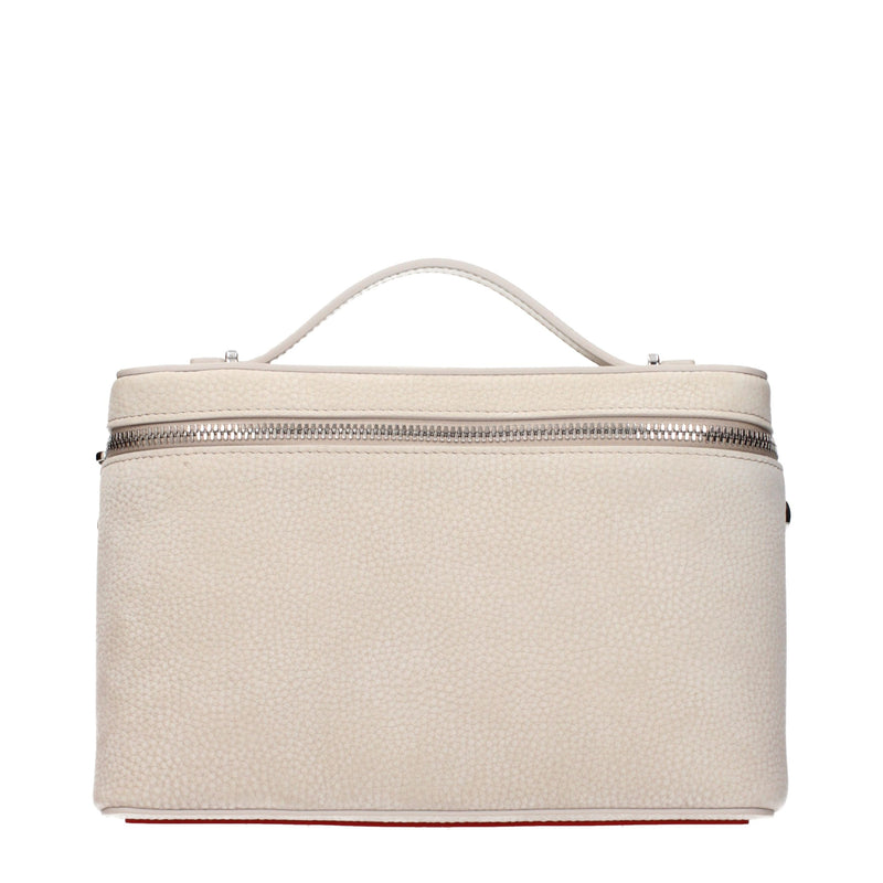 Sac à main Christian Louboutin en cuir beige