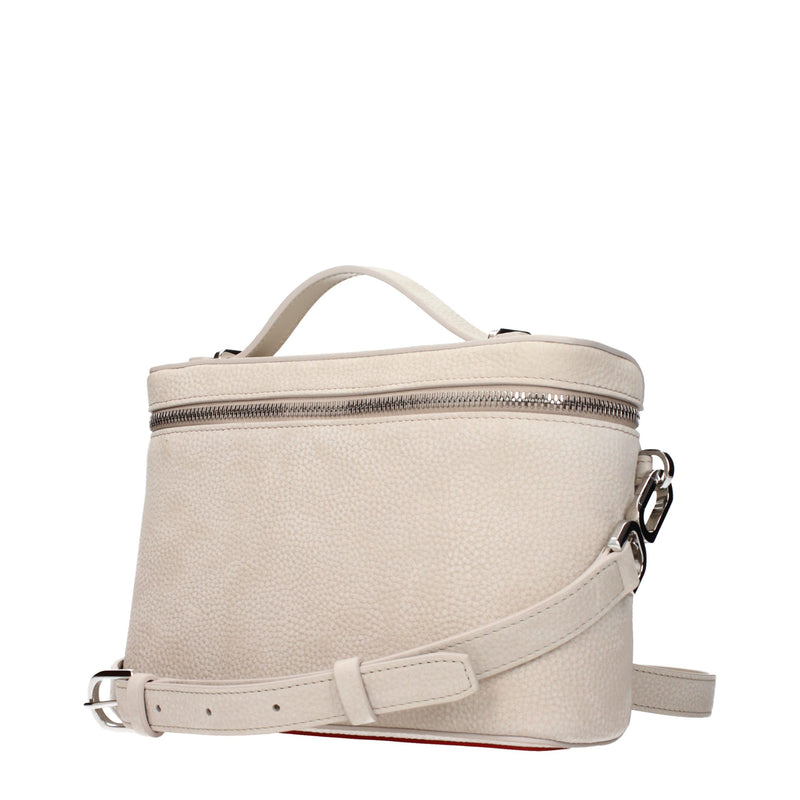 Sac à main Christian Louboutin en cuir beige