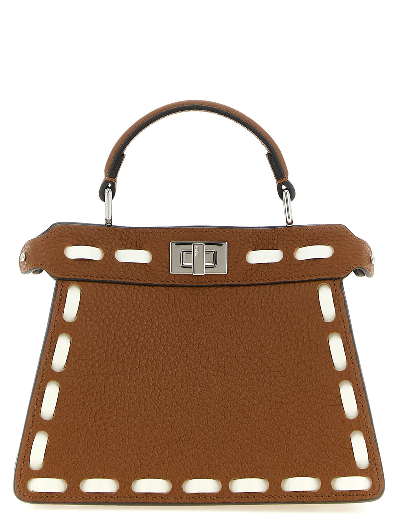 Fendi Peekaboo ISeeU Brown Calfskin Handbag