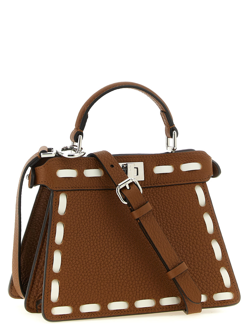 Fendi Peekaboo ISeeU Brown Calfskin Handbag