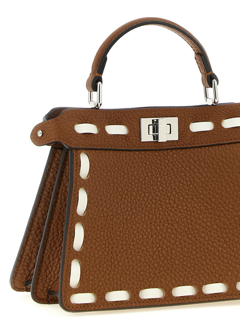 Fendi Peekaboo ISeeU Brown Calfskin Handbag