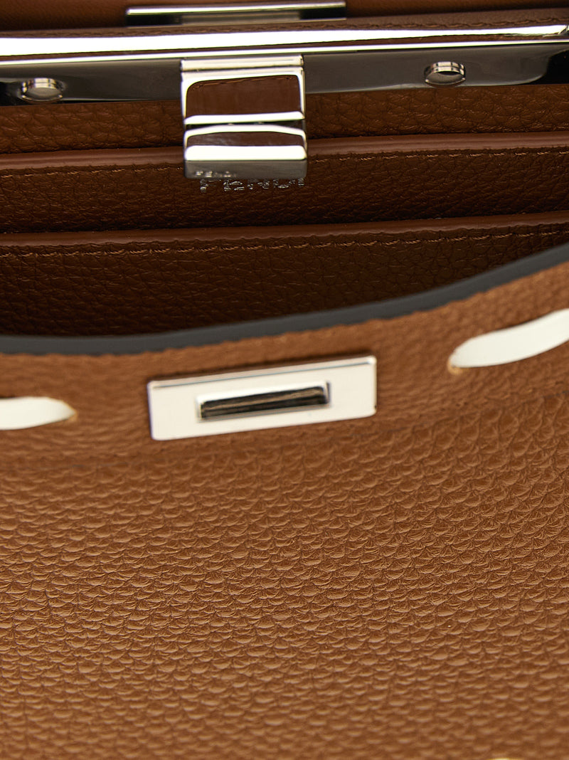 Fendi Peekaboo ISeeU Brown Calfskin Handbag