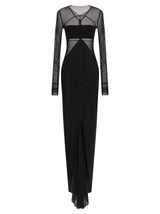 Rick Owens Black Nylon Long Dress