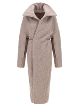 Rick Owens Multicolor Marabou Coat