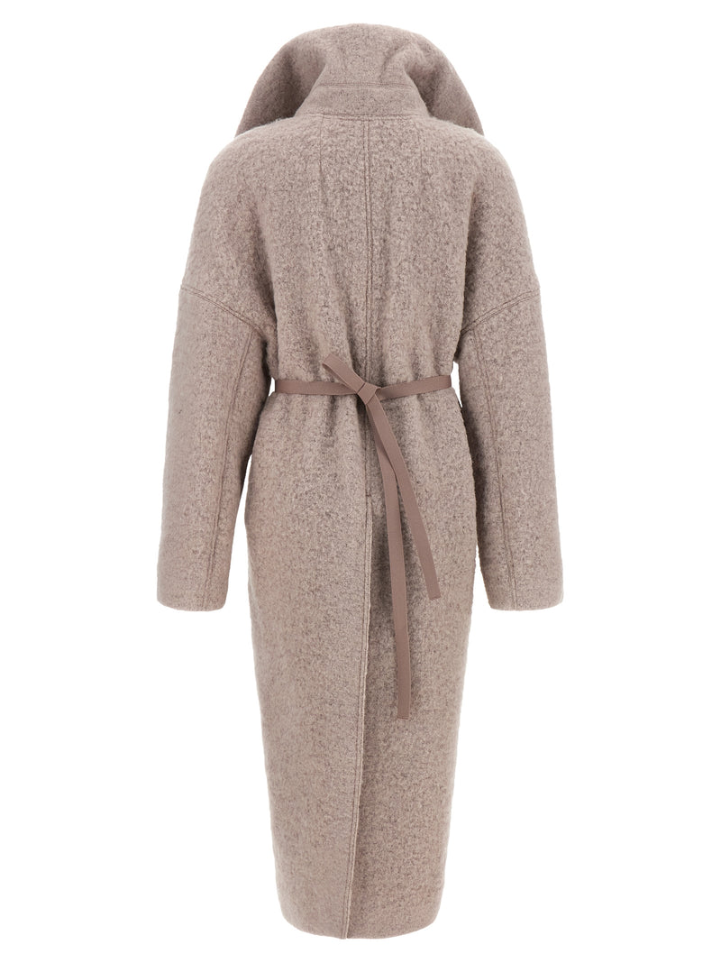Manteau en marabout multicolore Rick Owens