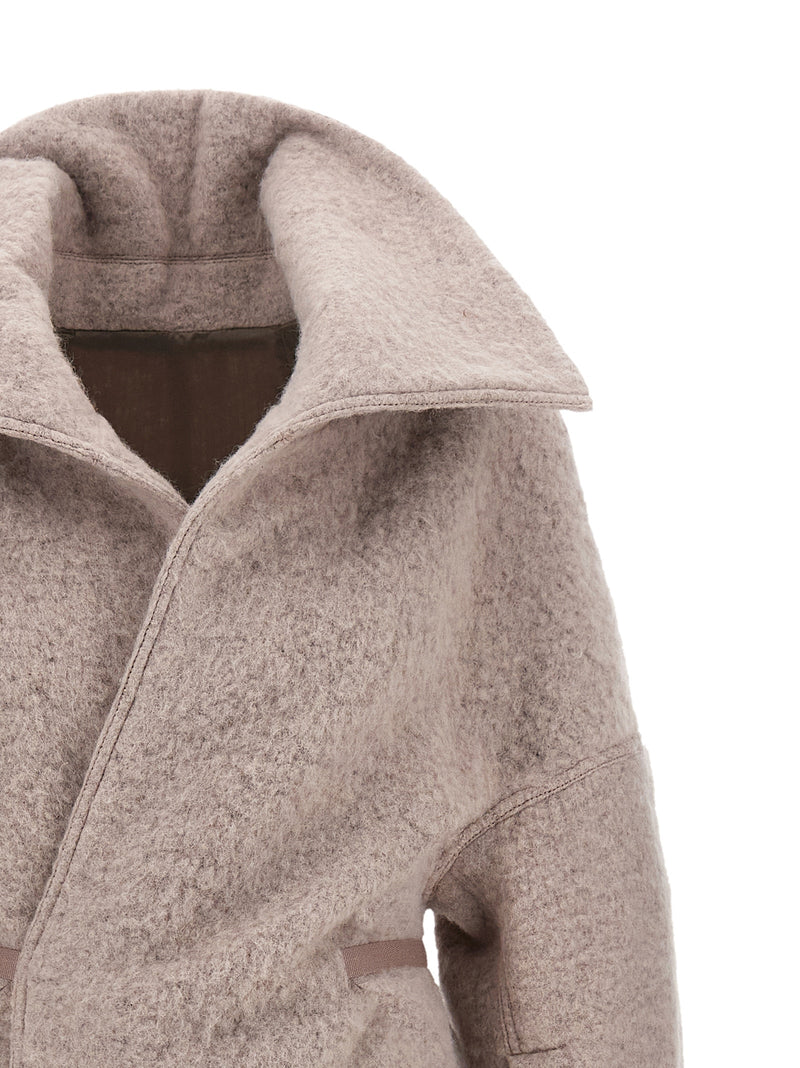 Manteau en marabout multicolore Rick Owens