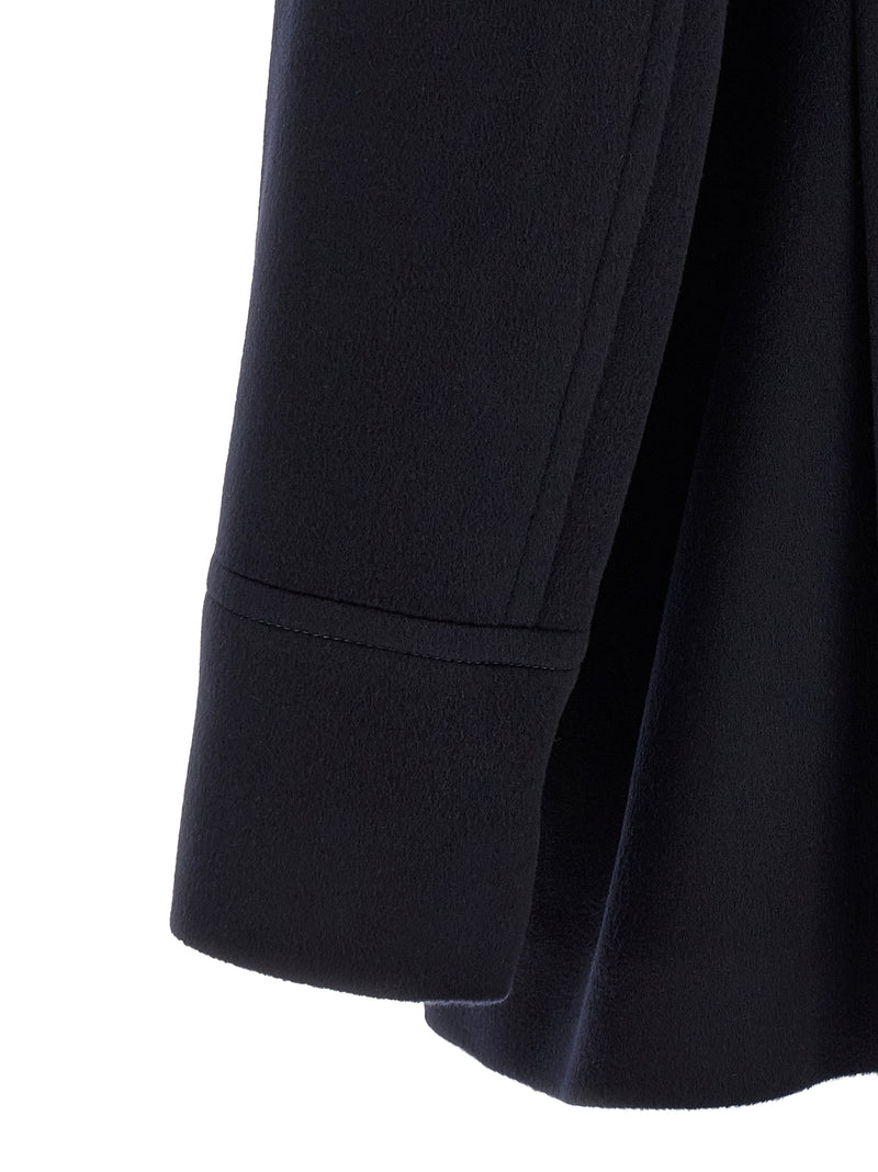 Brunello Cucinelli Blue Virgin Wool Coat