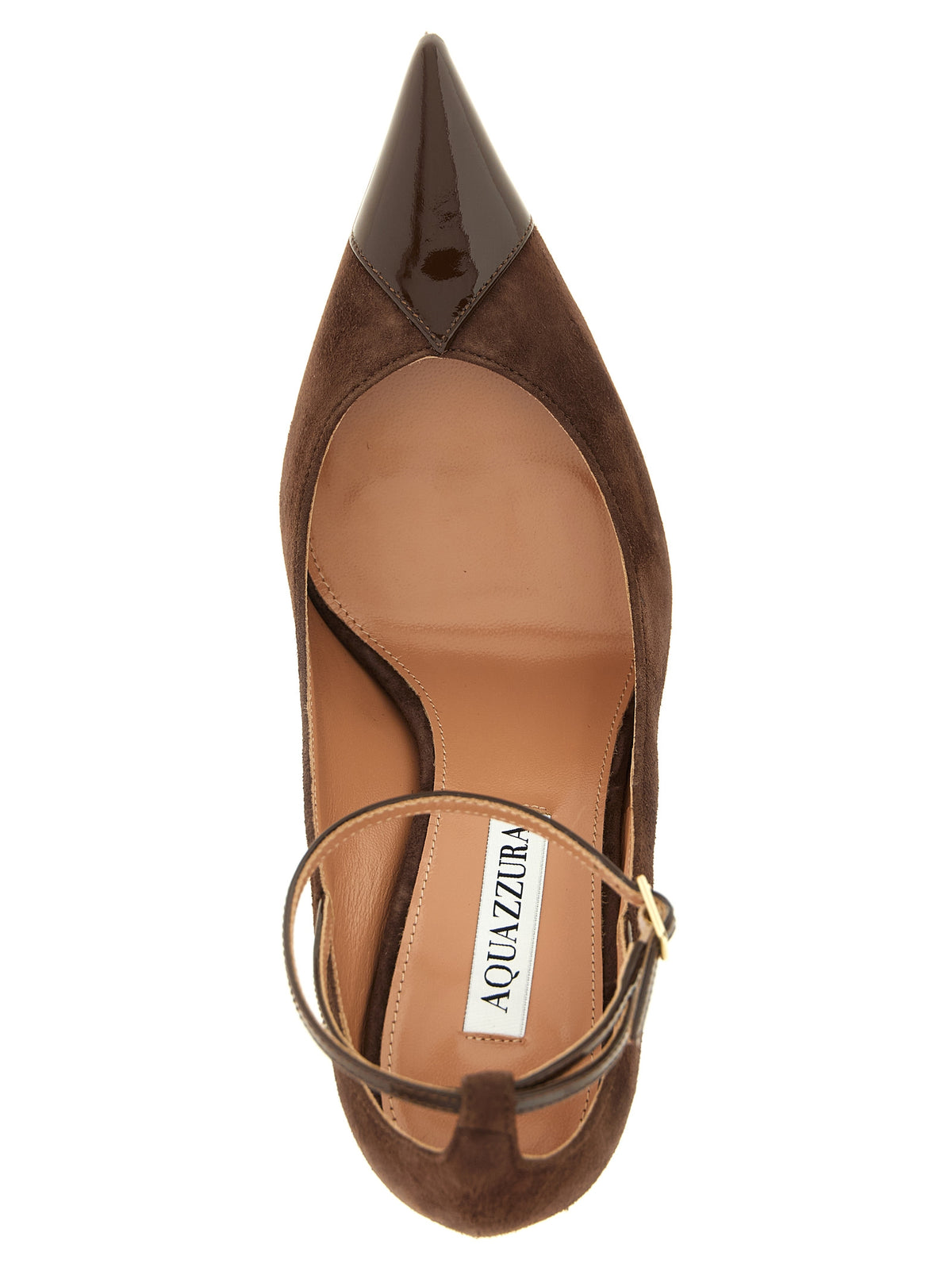 Aquazzura Brown Calfskin High Heel Pumps