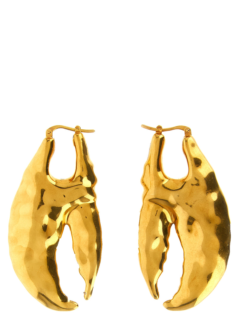 Jacquemus Gold Copper Earrings - Les Boucles Homard