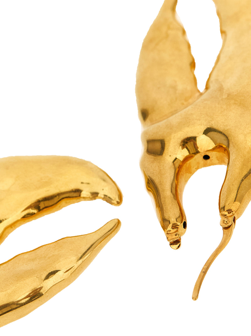 Jacquemus Gold Copper Earrings - Les Boucles Homard