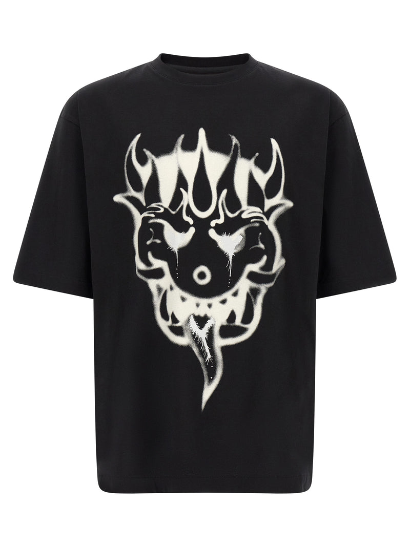 Y-3 Black Cotton T-Shirt