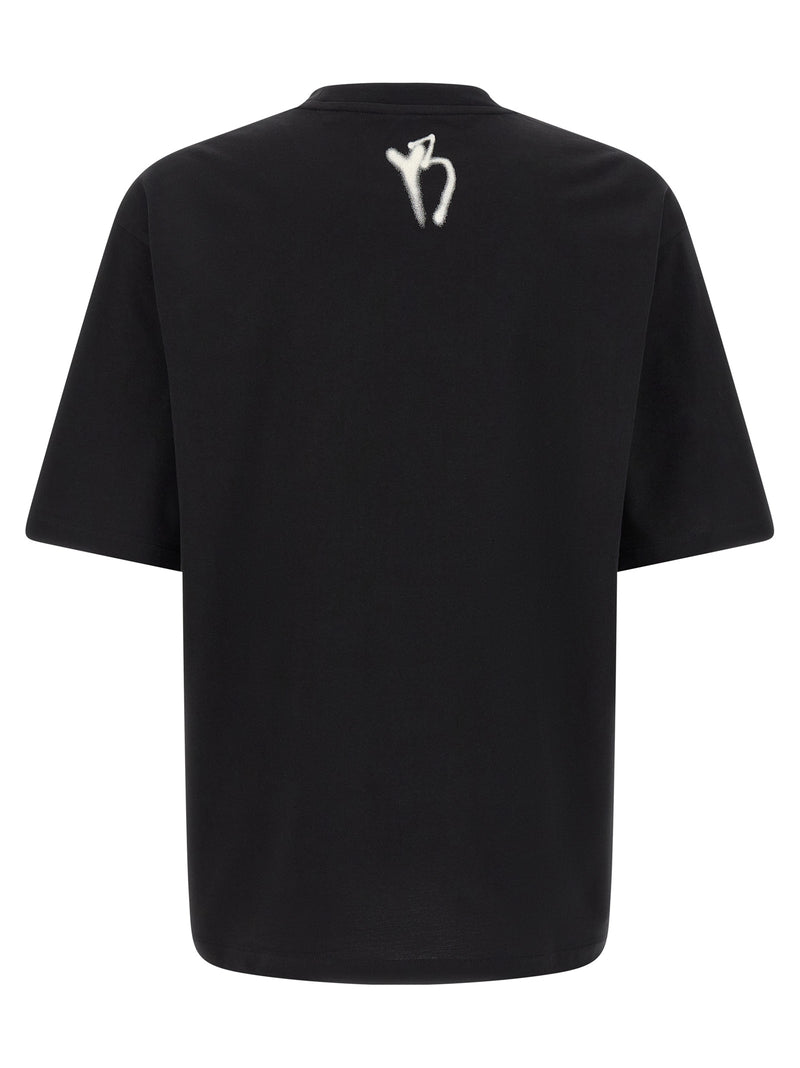 Y-3 Black Cotton T-Shirt