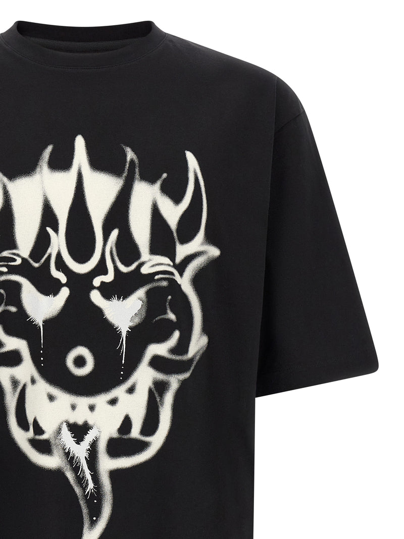 Y-3 Black Cotton T-Shirt