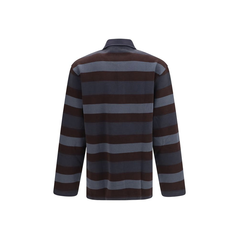 Off-White Stroke Multicolor Cotton Polo Shirt