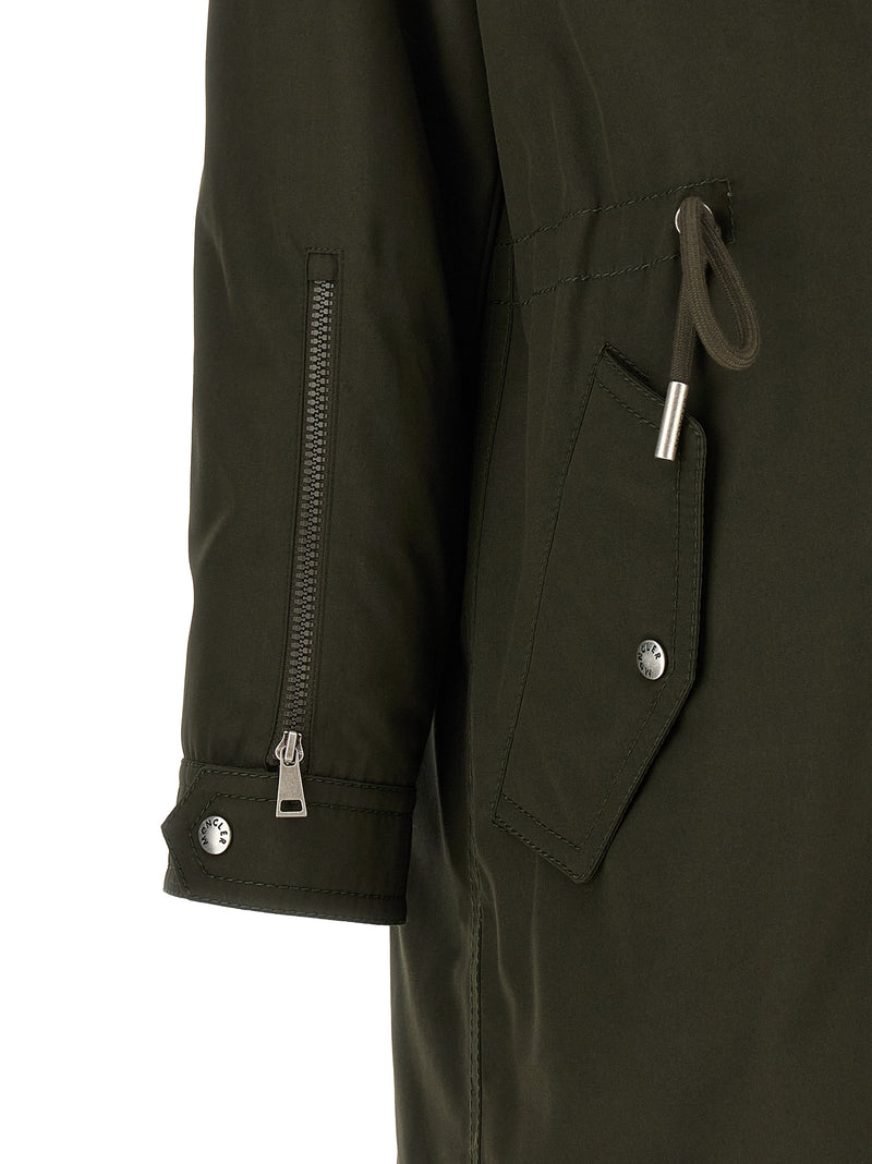 Moncler Halicte Bicolor Polyamide Parka