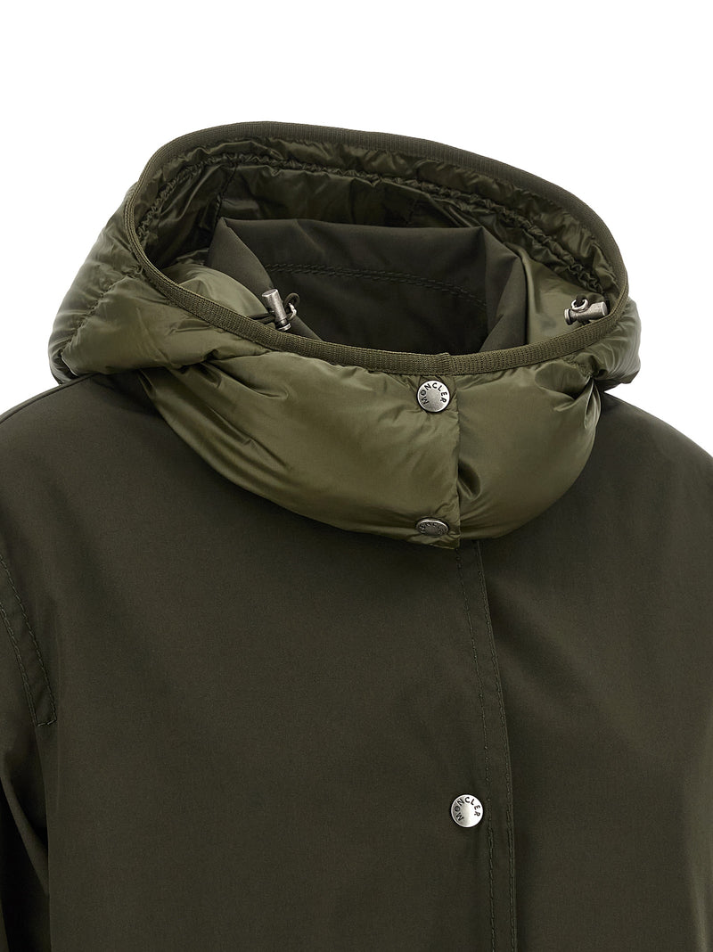 Moncler Halicte Bicolor Polyamide Parka