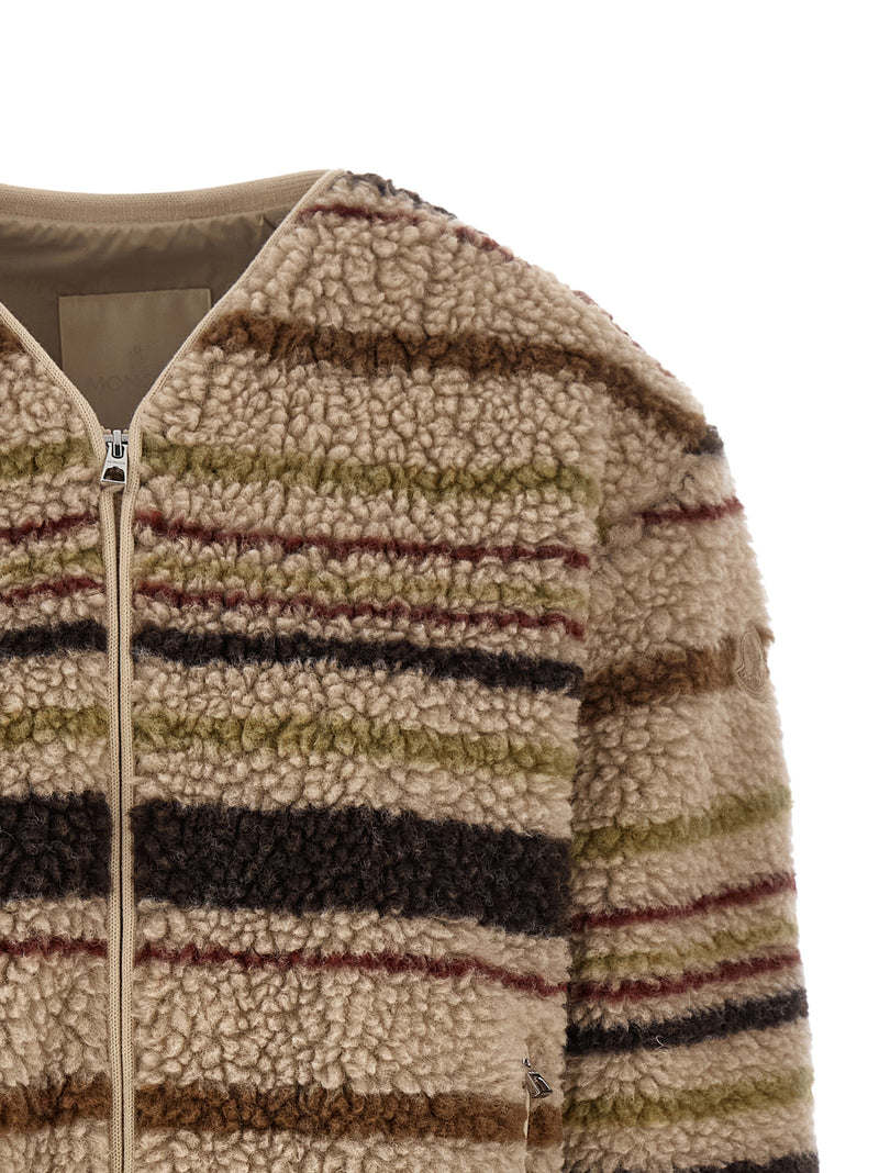 Moncler Brown Polyester Cardigan for Women