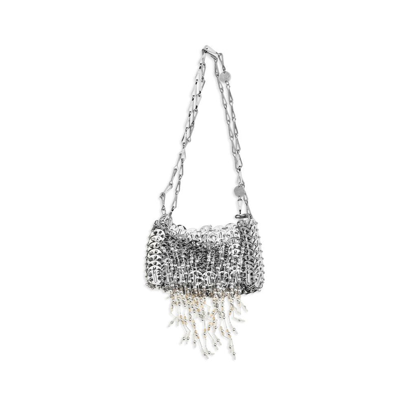 Rabanne Nano 1969 Silver Stainless Steel Shoulder Bag