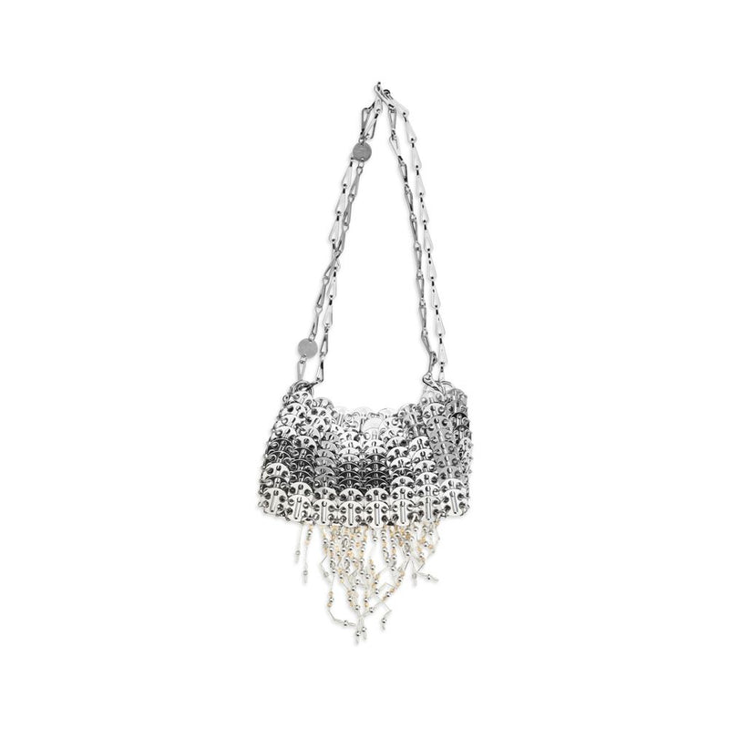 Rabanne Nano 1969 Silver Stainless Steel Shoulder Bag